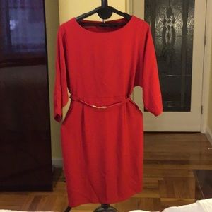 Nice dress, long slices and belt